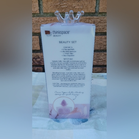 Thinkspace Beauty Beauty Sponge Set In Organizer - Picture 2 of 3